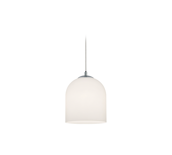 Lampada Sospensione Ontario Interno 4W in Vetro Bianco Duoline GD Trio