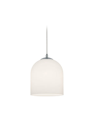 Lampada Sospensione Ontario Interno 4W in Vetro Bianco Duoline GD Trio