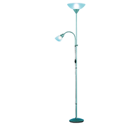 Lampada Piantana 2 Luci 40W E27 E14 Alluminio 180 cm Erzwo GD Trio