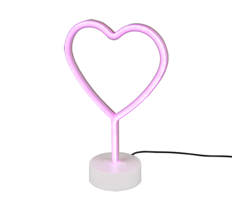 HEART Lampada Tavolo Led Cuore H 30 Cm 2W HeartGD Trio