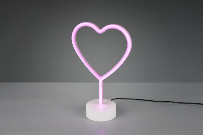 HEART Lampada Tavolo Led Cuore H 30 Cm 2W HeartGD Trio