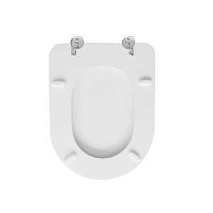 Sedile wc bianco dedicato a casa ceramica Flaminia serie Relax 2  larghezza 34 cm