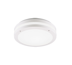 Plafoniera Led Esterno Soffitto Fascia Bianca Ip54 30 cm Kendal GD Trio