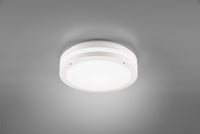 Plafoniera Led Esterno Soffitto Fascia Bianca Ip54 30 cm Kendal GD Trio