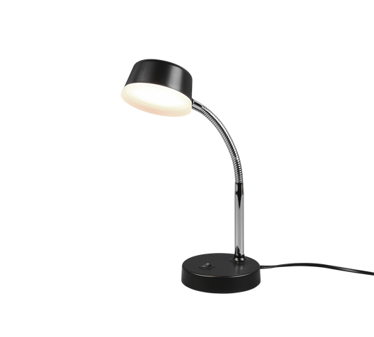 Lampada da Studio Scrivania Moderna Led 4,5 W Nera Flessibile Kiko GD Trio