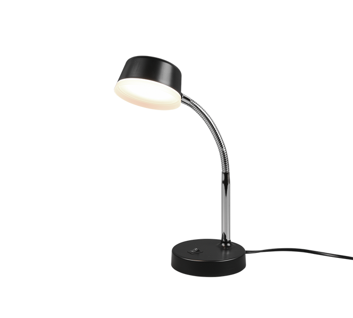 Lampada da Studio Scrivania Moderna Led 4,5 W Nera Flessibile Kiko GD Trio