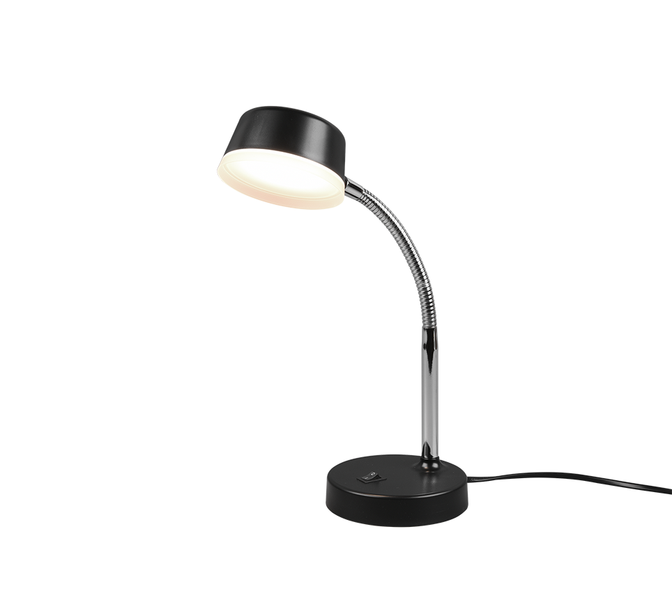 Lampada da Studio Scrivania Moderna Led 4,5 W Nera Flessibile Kiko GD Trio