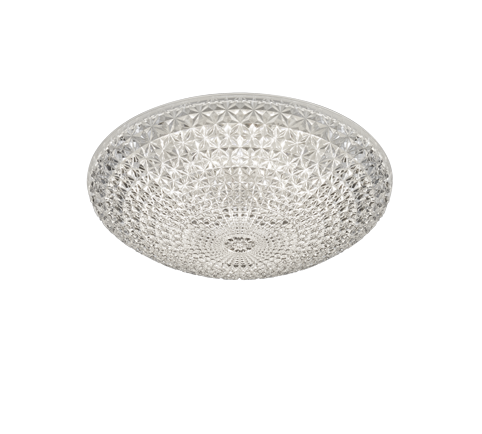 Plafoniera Led Interno Parete Soffitto Tonda effetto Cristallo Kuma GD Trio