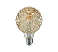 Lampadina Led con Filamento E27 Sfera Puntinata Anticata 4W Globo GD Trio