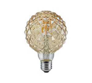 Lampadina Led con Filamento E27 Sfera Puntinata Anticata 4W Globo GD Trio