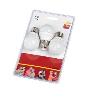 Lampadina Led Pallina E27 4 W 320 Lumen Sfera 2 GD Trio