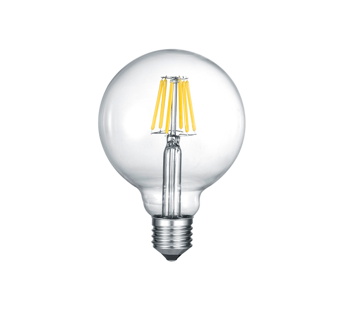 Lampadina Led Sfera con Filamento E27 8W 5 Intesità 12 cm Globo GD Trio