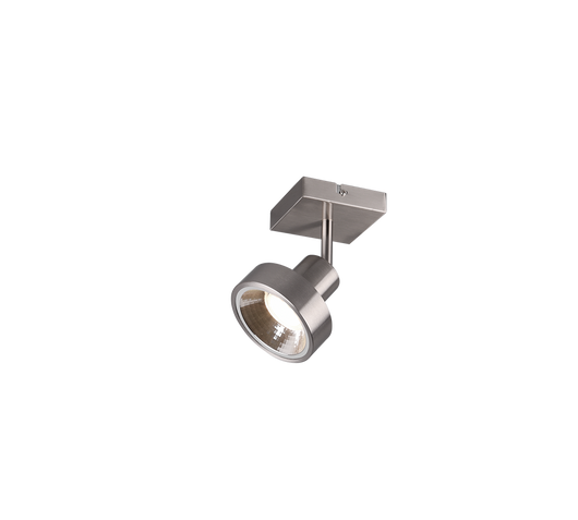 Faretto Soffitto Led 3W GU10 Acciaio Satinato 13 cm Leon GD Trio