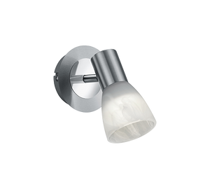 Faretto da Parete o Soffitto Spot Led Orientabile Acciaio Vetro Levisto GD Trio