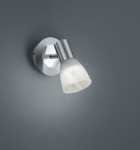 Faretto da Parete o Soffitto Spot Led Orientabile Acciaio Vetro Levisto GD Trio