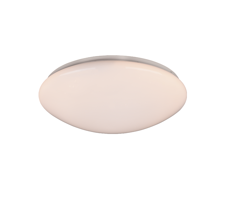 Plafoniera Interno Led Tonda Stelle Variazione Luce Satinata Lukida GD Trio