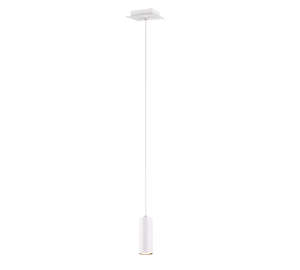 Lampada Sospensione Interno 3W GU10 Cilindro Bianco Marley GD Trio