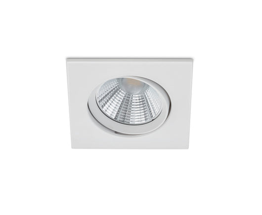 Faretto da Incasso Led Quadrato Orientabile Bianco Dimmerabile Pamir GD Trio