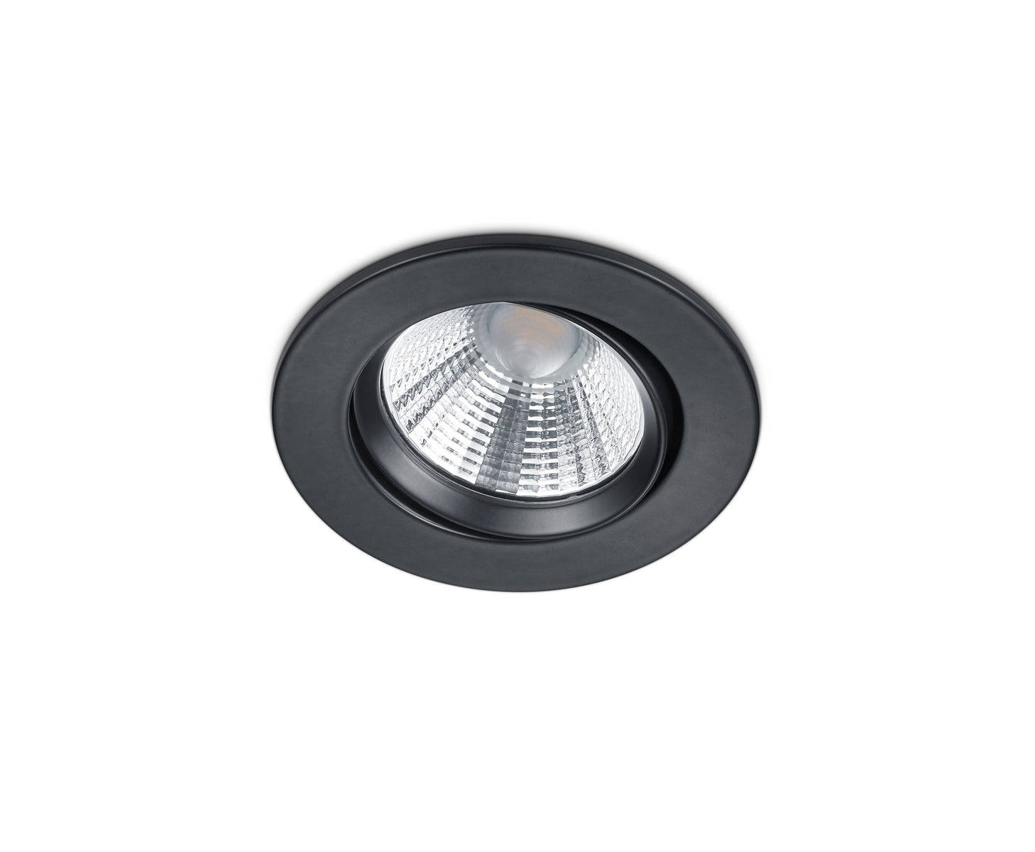 Faretto da Incasso Led Rotondo Orientabile Nero Dimmerabile Pamir GD Trio