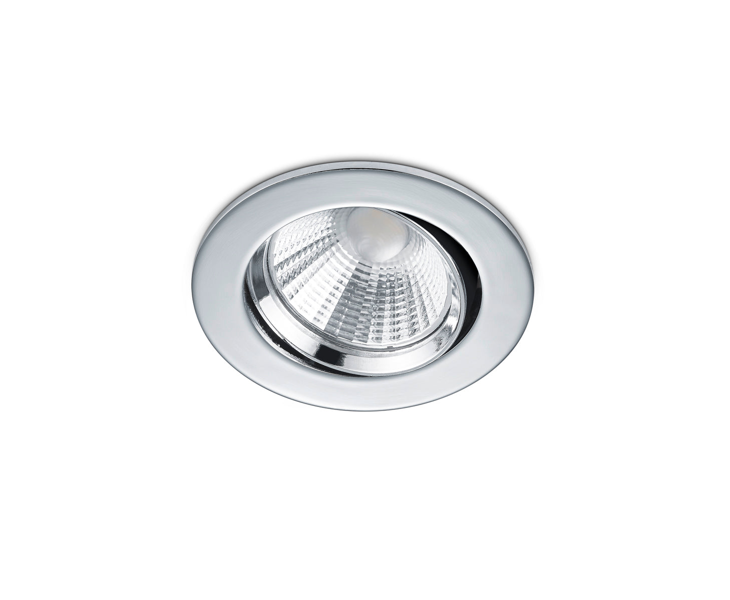 Faretto da Incasso Led Rotondo Orientabile Cromo Dimmerabile Pamir GD Trio