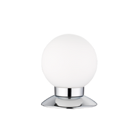 Lampada Tavolo Led Cromo Touch Sfera Vetro H 13 cm Princess GD Trio