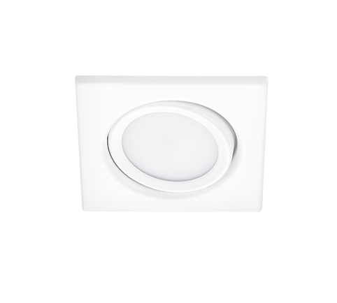 Faretto da Incasso Led Quadrato 5W Orientabile Bianco 8per8 cm Rila GD Trio