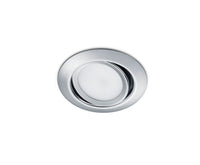 Faretto da Incasso Led Rotondo 5W Orientabile Cromato 8 cm Rila GD Trio