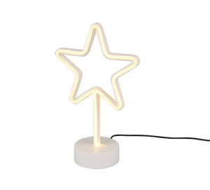 Lampada Tavolo Scrivania Stella Led 1.8W Giallo H 30 cm Star GD Trio