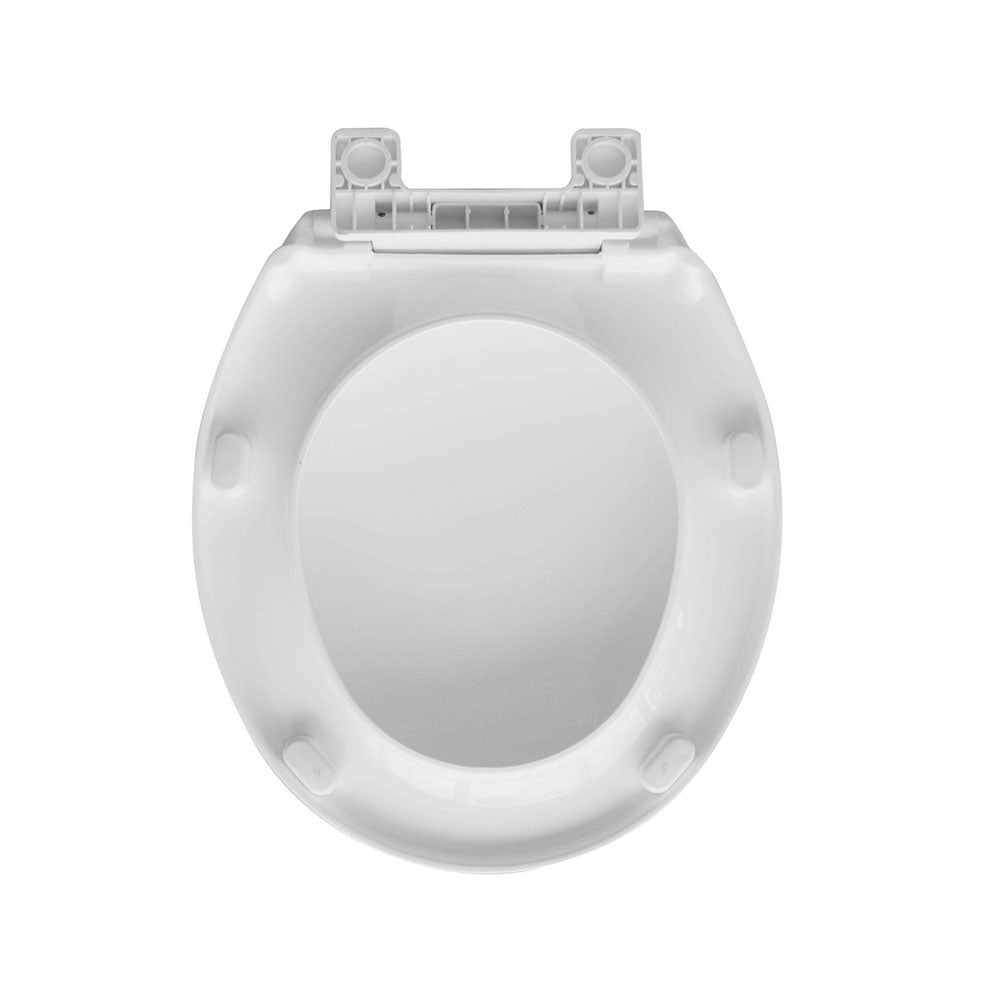 Sedile wc universale bianco soft closing Vesuvio in resine termoplastiche 