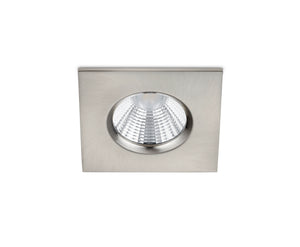 Faretto da Incasso Led Interno Soffitto Quadrato Acciaio 8,5x8,5 Zagros GD Trio