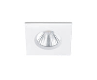 Faretto da Incasso Led Interno Soffitto Quadrato Bianco 8,5per8,5 Zagros GD Trio