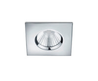 Faretto da Incasso Led Interno Soffitto Quadrato Cromo 8,5per8,5 Zagros GD Trio