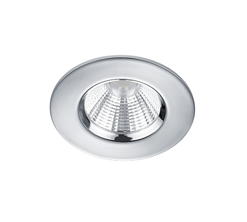 Faretto da Incasso Led Interno Soffitto Rotondo Cromo 8,5 cm Zagros GD Trio