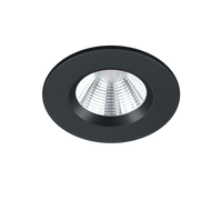 Faretto da Incasso Led Interno Soffitto Rotondo Nero 8,5 cm Zagros GD Trio