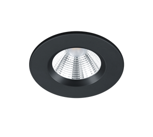 Faretto da Incasso Led Interno Soffitto Rotondo Nero 8,5 cm Zagros GD Trio