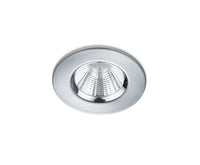 Faretto da Incasso Led Interno Soffitto Rotondo Cromo 8,5 cm Zagros GD Trio