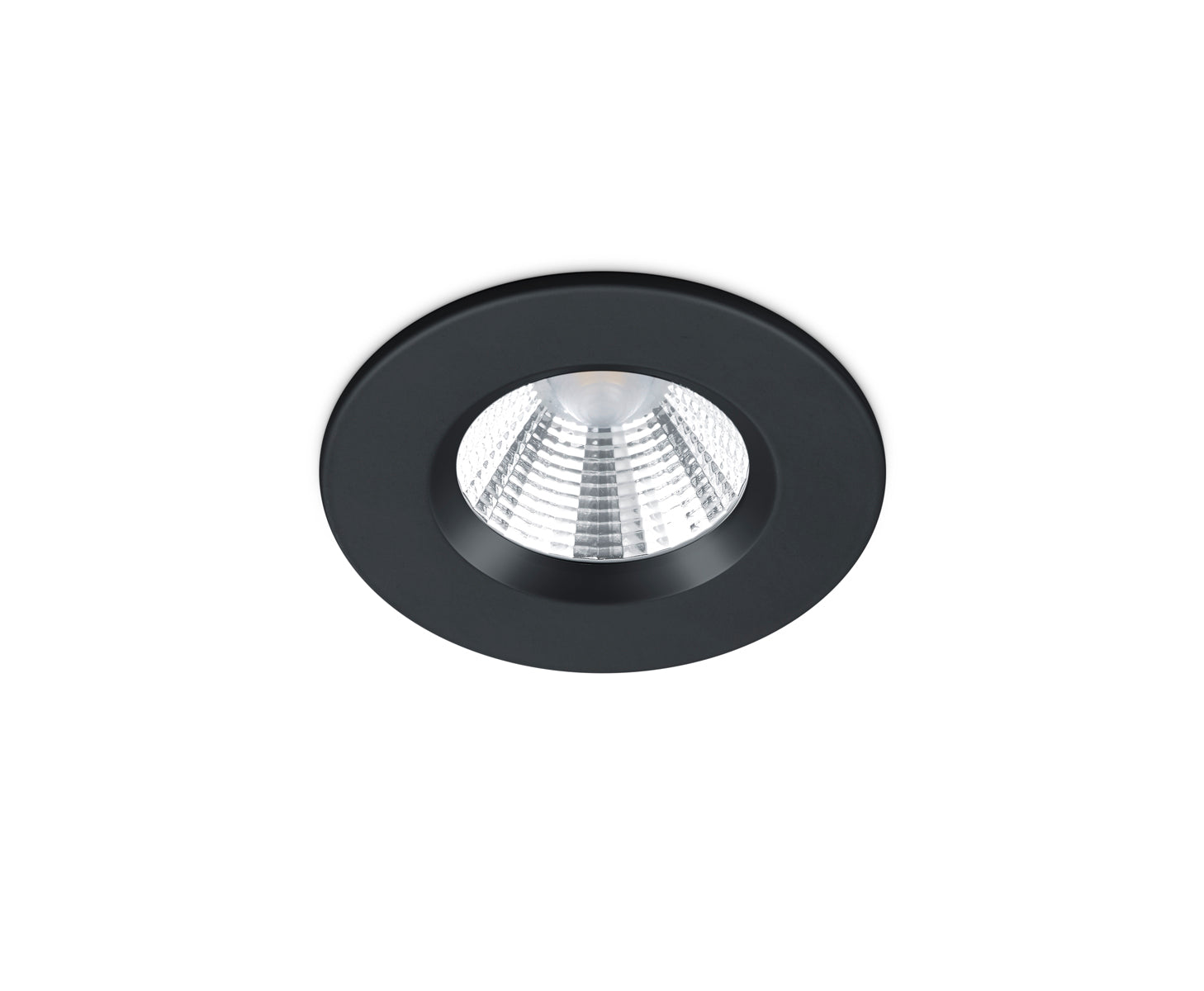 Faretto da Incasso Led Interno Soffitto Rotondo Nero 8,5 cm Zagros GD Trio