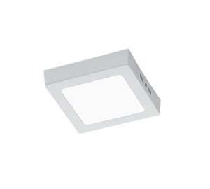 Plafoniera Soffitto Interno Led Quadrata Bianca 17per17 cm Zeus GD Trio