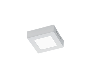 Plafoniera Soffitto Interno Led Quadrata Bianca 12per12 cm Zeus GD Trio