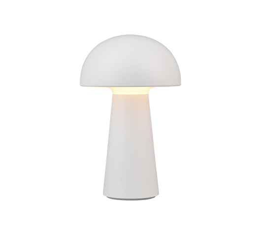 Lampada Led Tavolo Esterno Fungo Ricaricabile Usb Bianca Touch Lennon GD Trio