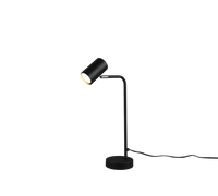 Lampada da Tavolo Scrivania Moderna Spot Cilindro Nero 5W Marley GD Trio