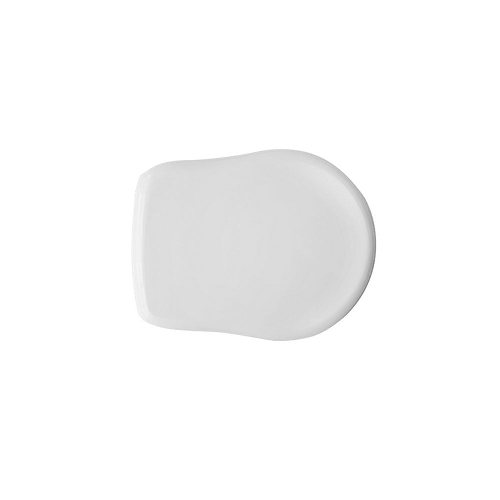 Sedile wc bianco dedicato a casa ceramica Axa serie Contea larghezza 35,5 cm