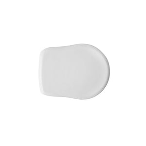 Sedile wc bianco dedicato a casa ceramica Axa serie Contea larghezza 35,5 cm