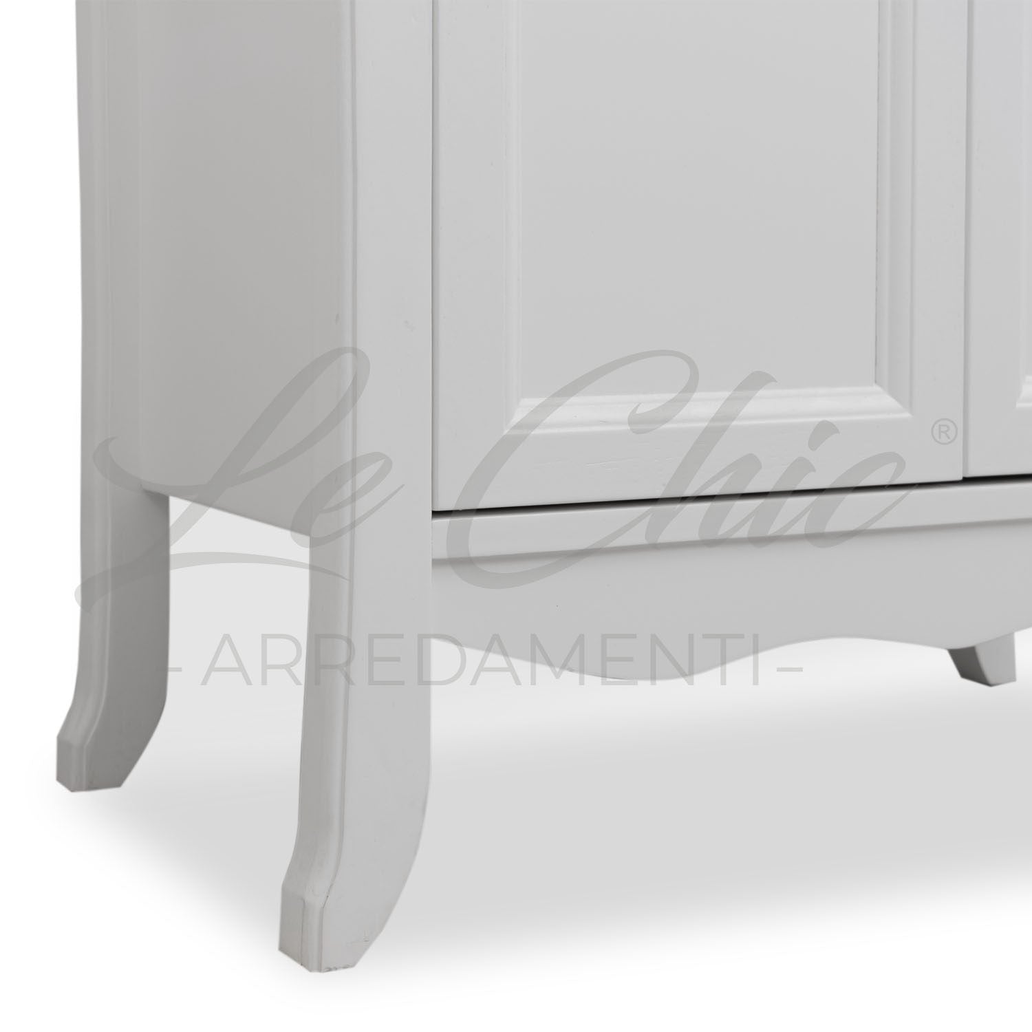 Colonna bagno contemporaneo bianco shabby