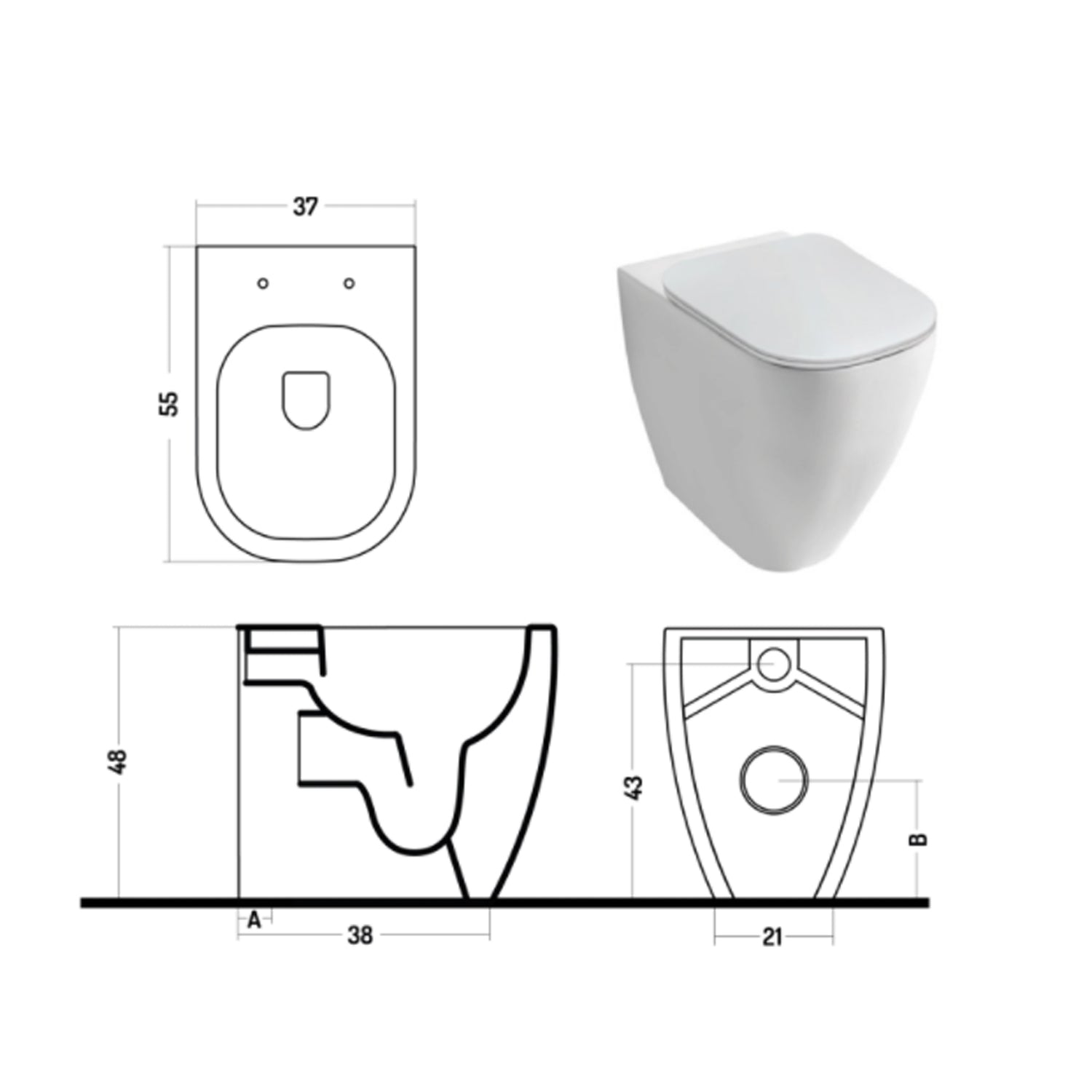 Santari filomuro serie Forever h48 Terza EtÃ  in ceramica bianca con coprivaso chiusura tradizionale- Disegno Ceramica