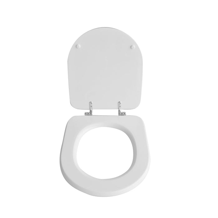 Sedile wc bianco per Azzurra vaso Mini Nuvola con cerniere ad espansione