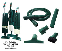 Kit Pulizia Aerea Compatibile per Aspirapolvere Vorwerk Folletto VK 120 121 122