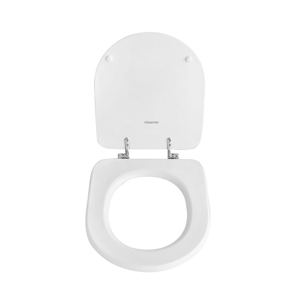 Sedile wc bianco per Catalano vaso Neve larghezza 36 cm cerniere regolabili