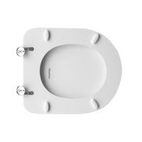 Sedile wc bianco per Catalano vaso Neve larghezza 36 cm cerniere regolabili