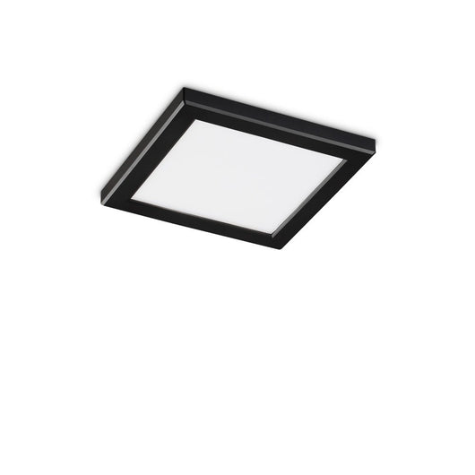 Plafoniera Moderna Aura Materie Plastiche Nero Led 20W 3000K